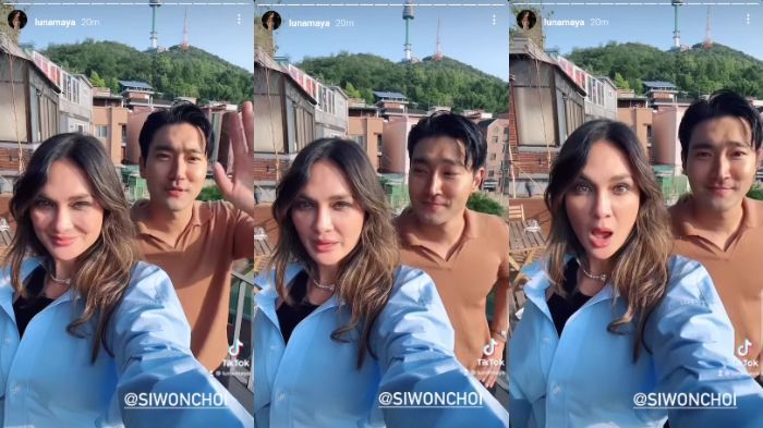 Video Luna Maya layangkan gombalan kepada Siwon.
