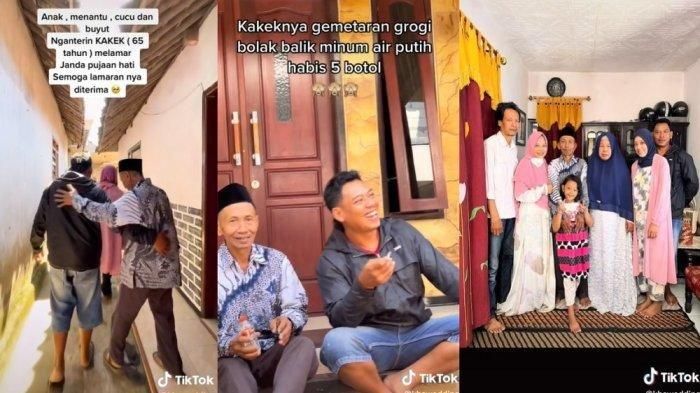 Viral kakek melamar janda