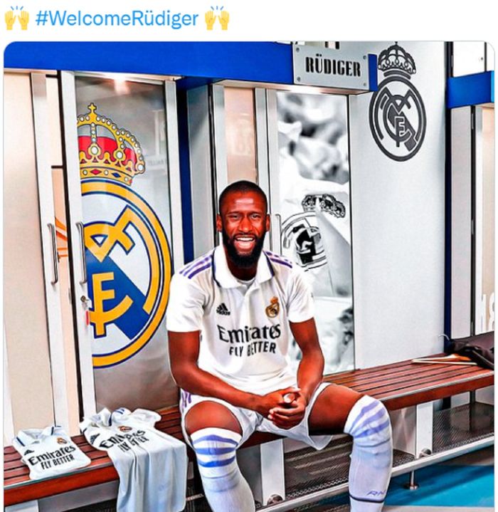 Antonio Ruediger resmi diperkenalkan sebagai rekrutan anyar Real Madrid.