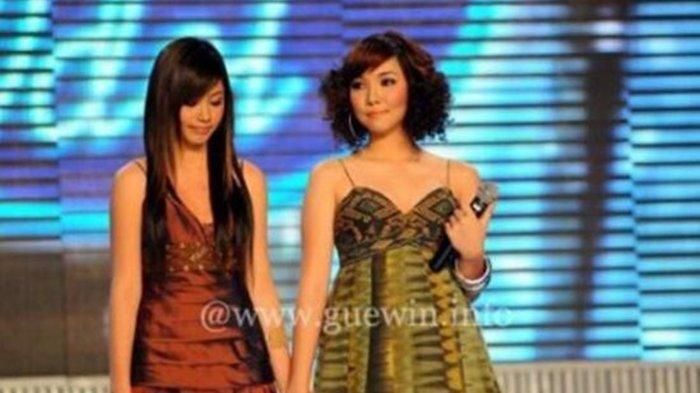Potret Dyna Fransisca dan Gisel di Indonesian Idol 2008