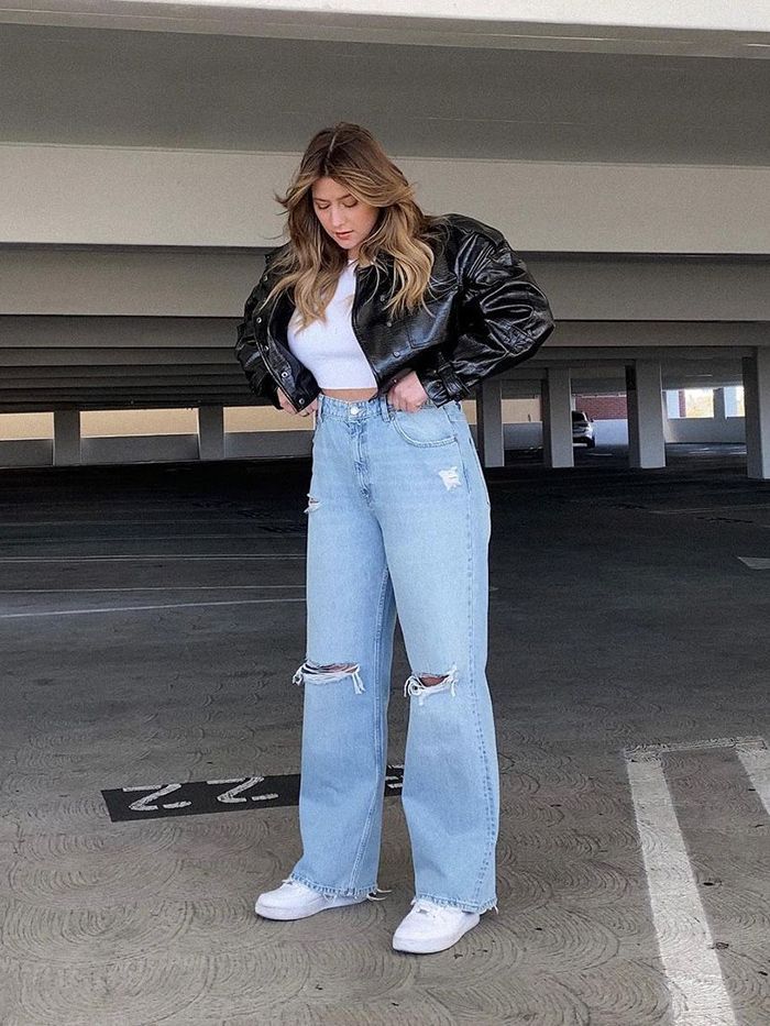 Celana jeans untuk pemilik paha besar - Model lose fit