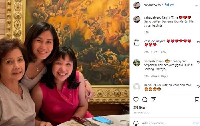 Inilah sosok ibu dan adik Veronica Tan yang tak pernah tersorot kamera