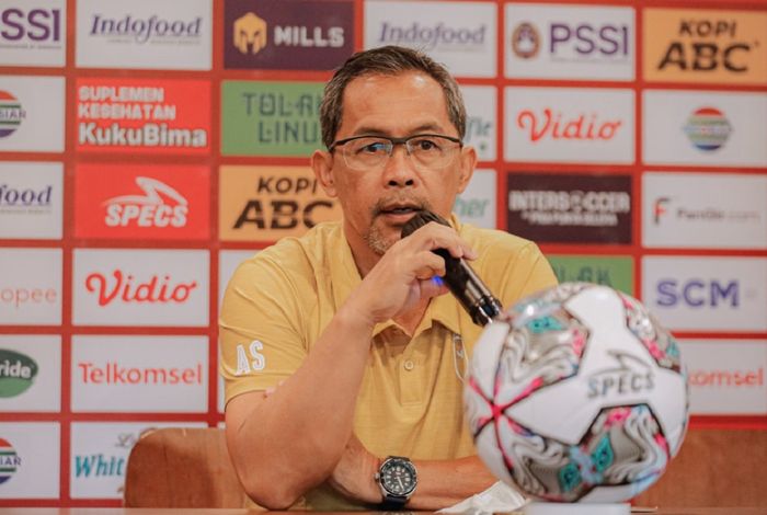 Pelatih Persebaya Surabaya Aji Santoso.