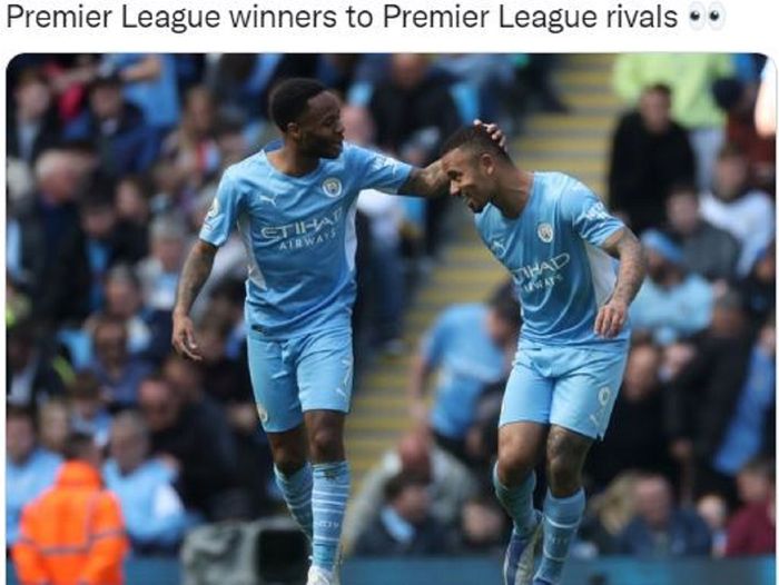 Raheem Sterling dan Gabriel Jesus santer dikabarkan bakal hengkang dari Manchester City.