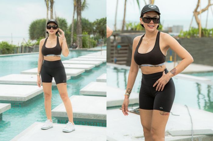Gaya sporty Nikita Mirzani pamer body goals