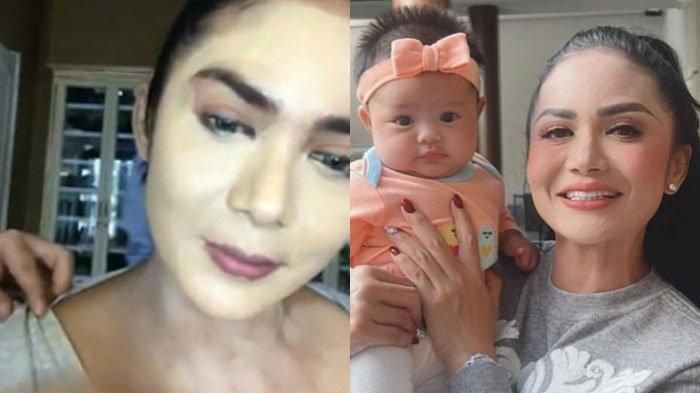 Krisdayanti yang kini melunturkan makeup demi Ameena