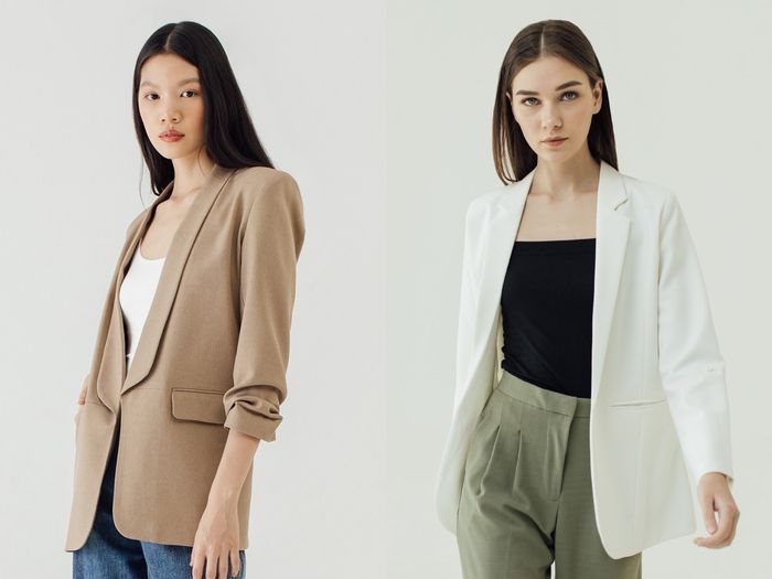 Pilihan model blazer dari Blzr.Id, cocok untuk lengkapi outfit ke kantor.