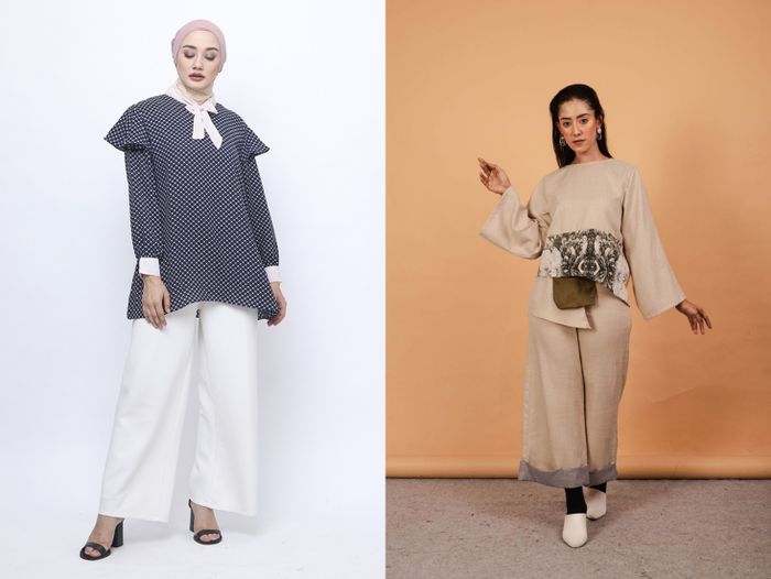 Deretan model busana modest wear koleksi Yuna and Co.