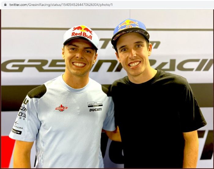Fabio Di Giannantonio dan Alex Marquez resmi menjadi pembalap Tim Gresini Racing untuk musim 2023