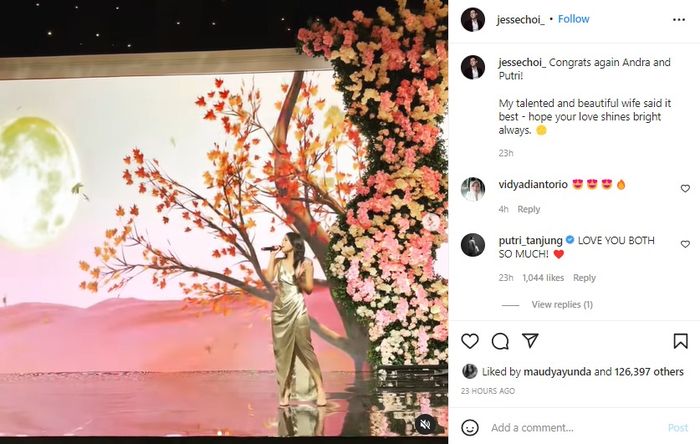 Unggahan Instagram Jesse Choi.