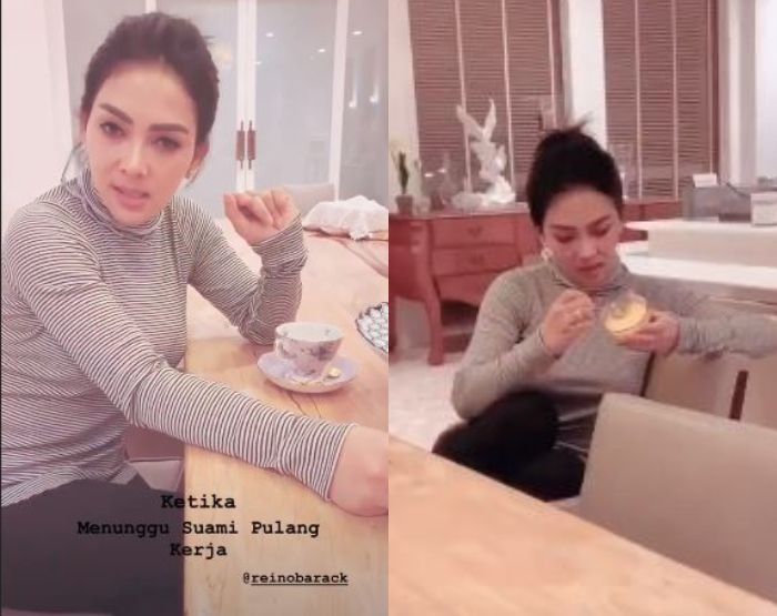 Gaya polos Syahrini