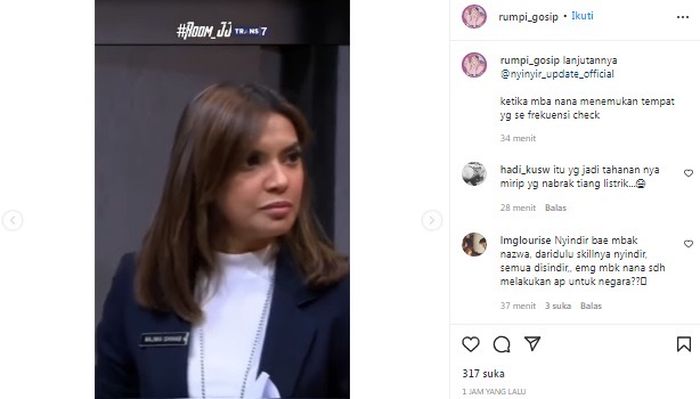 Najwa Shihab berperan sebagai komandan baru yang lakukan inspeksi mendadak