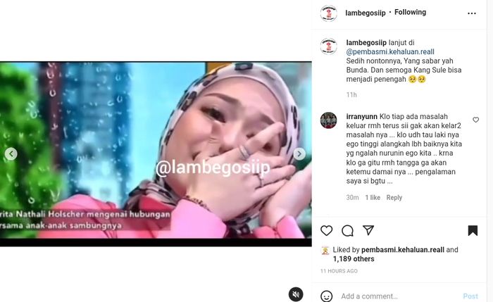 Nathalie Holscher ungkap kerinduan ke anak