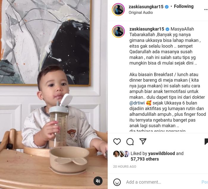 Anak Zaskia Sungkar dan Irwansyah