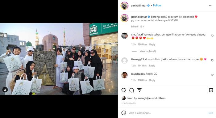 Gen Halilintar borong oleh-oleh tetapi tidak ada untuk Fujianti