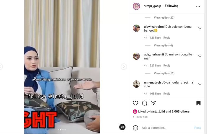 Nathalie Holscher gugat <a href='https://banten.tribunnews.com/tag/cerai' title='cerai'>cerai</a> <a href='https://banten.tribunnews.com/tag/sule' title='Sule'>Sule</a>, begini reaksi sang komedian 