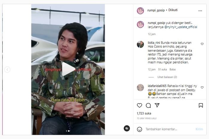 El Rumi mengungkapkan peran Maia Estianty dalam didikan terutama di bidang akademis kepada Rudy Salim.