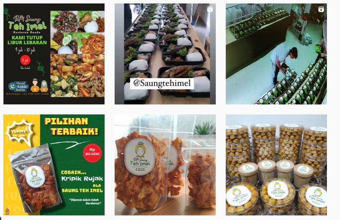 Bisnis makanan Imel Putri kebanjiran orderan