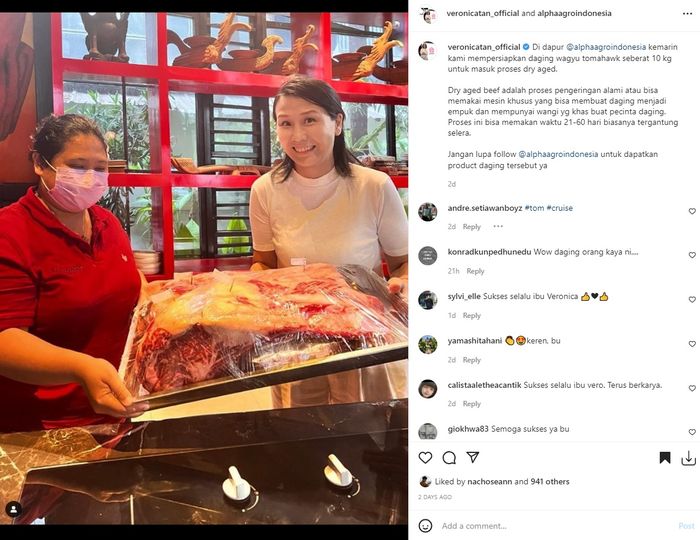 Bisnis Veronica Tan.