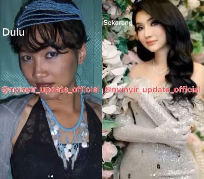 Transformasi Lucinta Luna dulu dan sekarang