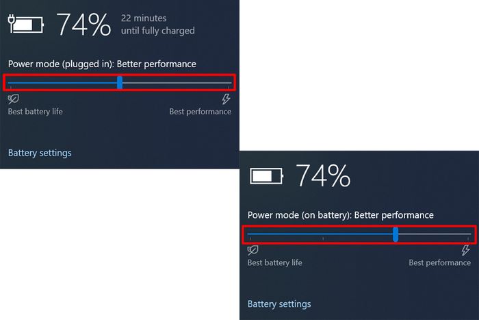 Cara mempercepat kinerja Windows 10: geser Windows performance power slider ke 'Better performace' atau 'Best performance'.