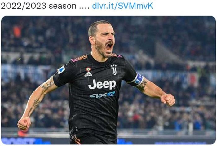 Pemain bertahan Juventus, Leonardo Bonucci.