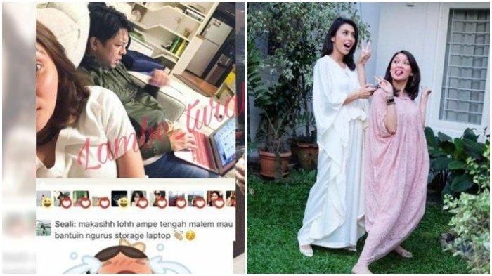 Kolase foto Seali Syah bersama Ariel NOAH dan Tyas Mirasih.