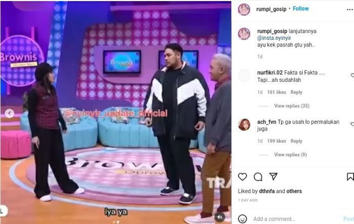 Ayu Ting Ting tak terima sikap Ivan Gunawan
