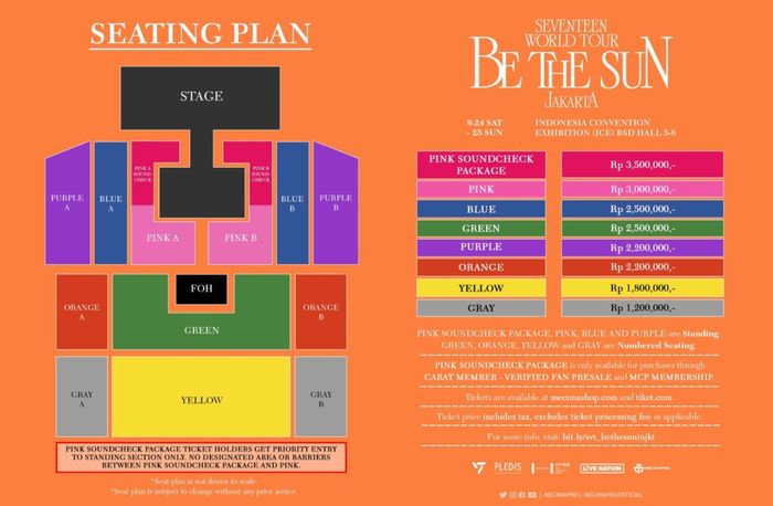 Harga Tiket Konser Seventeen, Dijual Mulai 6 Agustus untuk CARAT