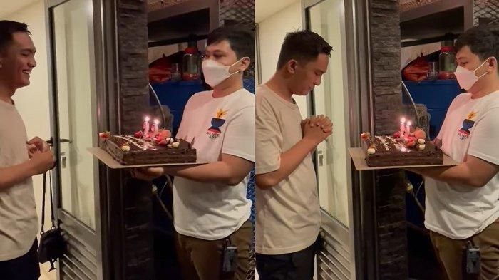 Brigadir J membuat kejutan ulang tahun untuk adiknya di rumah Ferdy Sambo 