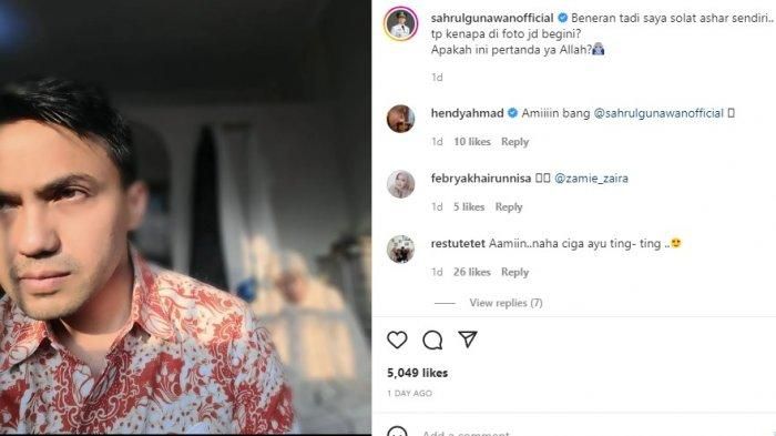 Foto Sahrul Gunawan yang disebut bersama Ayu Ting Ting