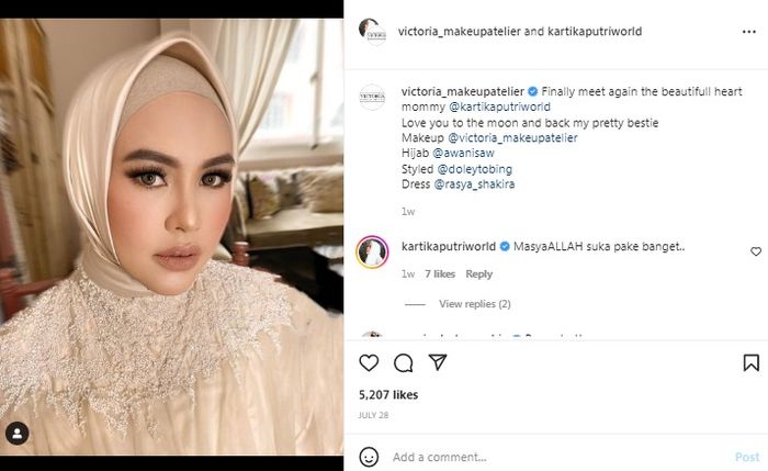 Riasan Kartika Putri saat jalani sesi foto maternity anak keduanya
