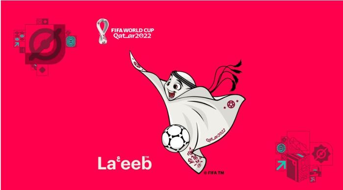 Maskot resmi Piala Dunia 2022 bernama La'eeb.