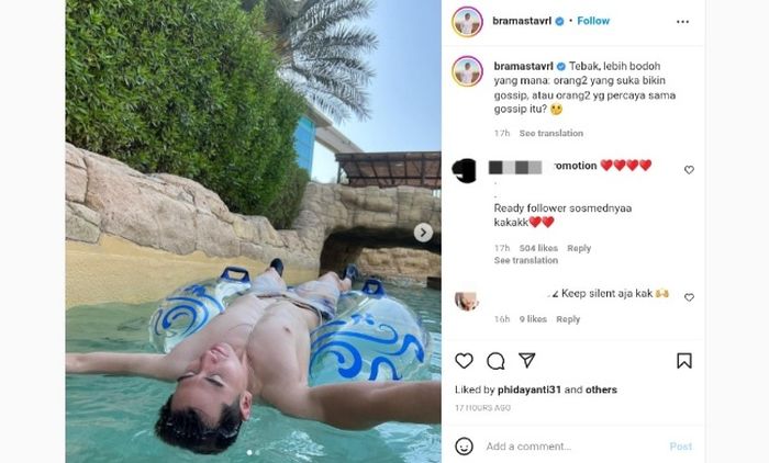 Verrell Bramasta jawab tudingan penyuka sesama jenis