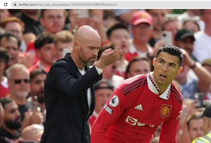 Kepergian Cristiano Ronaldo dinilai ikut andil dalam kesuksesan Erik ten Hag membangkitkan Manchester United.