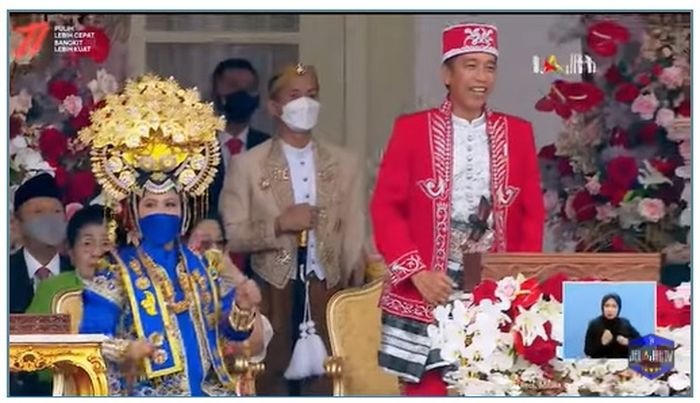 Iriana Jokowi berjoget saat mendengar lagu koplo yang dinyanyikan Farel Prayoga