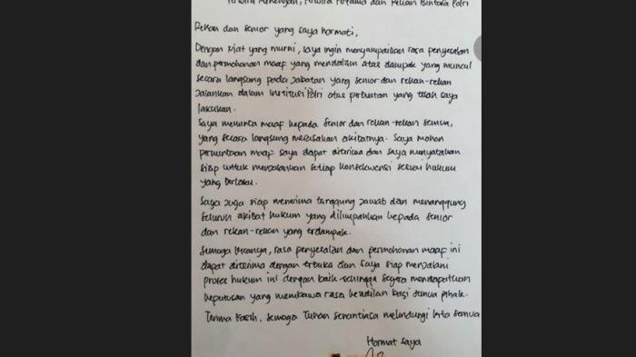 Surat Ferdy Sambo