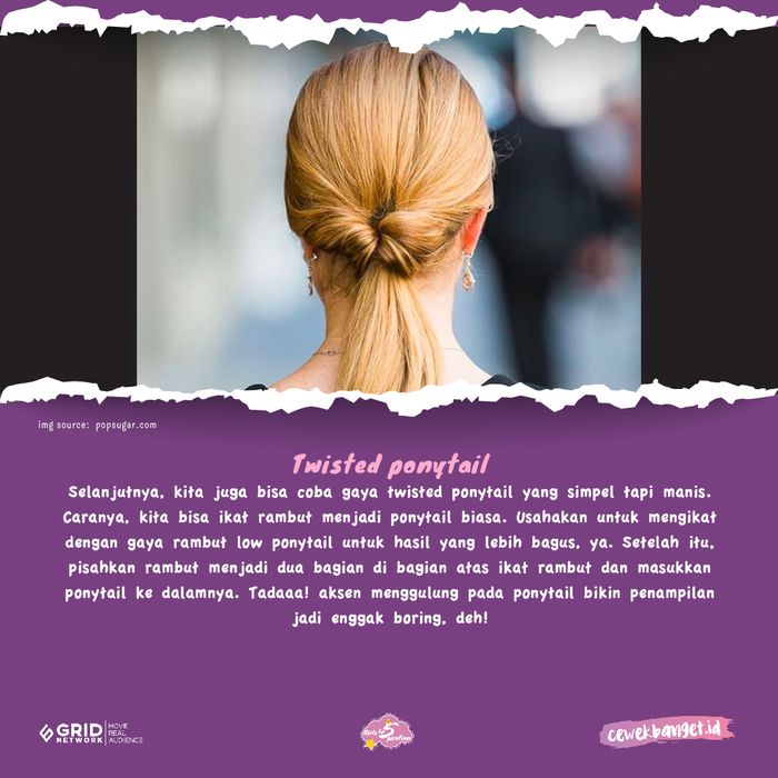 Inspirasi Ponytail yang Bisa Disesuaikan dengan Karakter dan Acara ...