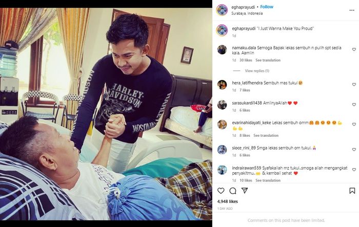 Bagikan Kondisi Terkini Tukul Arwana Pasca Alami Pendarahan Otak, sang