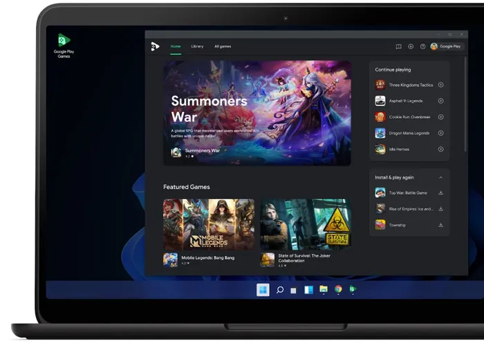 Google Play Games PC Beta