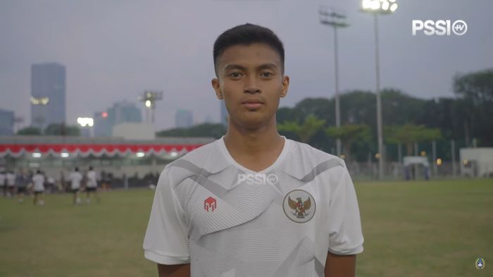 Pemain timnas U-19 Indonesia, Arsa Ahmad.