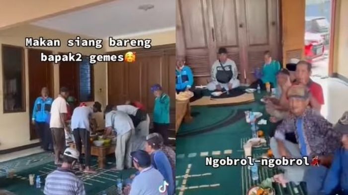 Momen Okky Lukman Syukuran Ultah Bareng Tukang Becak 