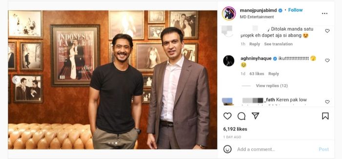 Arya Saloka disebut bakal bikin karya besar bareng Manoj Punjabi