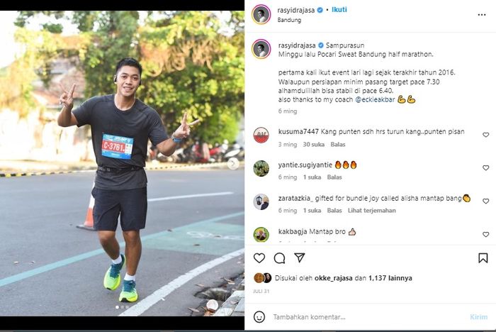 Rasyid Rajasa kembali lakukan hobinya setelah 6 tahun vakum