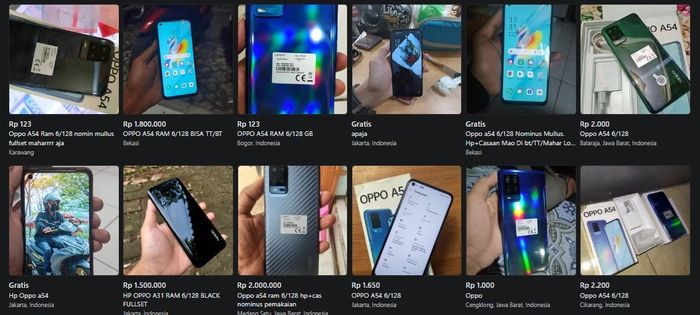 Harga HP Second Oppo A54 128GB