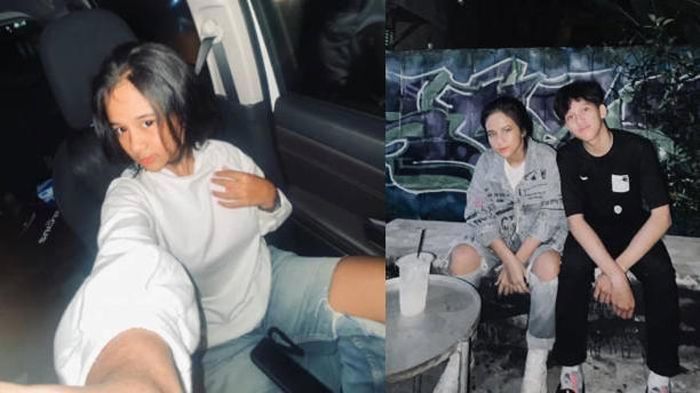 Audry dan seorang pria.