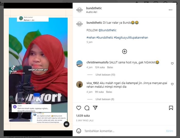 Inilah sosok Rehan yang selama ini dicari Intan Sriastuti
