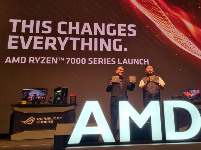 Evento de lanzamiento de la serie AMD Ryzen 7000 en The Ballroom Jakarta Theatre (28/9).