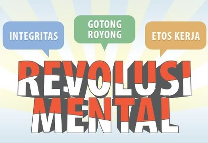 Salah satu elemen revolusi mental adalah integritas.