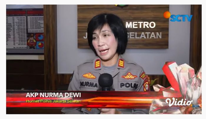Humas Polres Jakarta Selatan AKP Nurma Dewi tanggapi rekaman CCTV di rumah Lesti Kejora dan Rizky Billar.